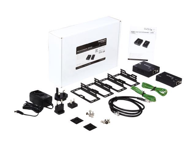 StarTech. com ST121HDBTPW HDMI over CAT5 HDBaseT Extender - Power over Cable - Ultra HD 4K