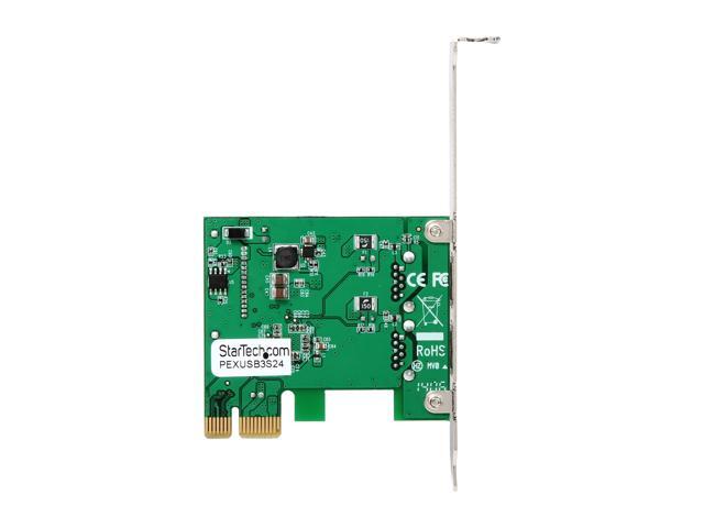 StarTech. com 2 Port PCI Express (PCIe) SuperSpeed USB 3.0 Card Adapter with UASP - SATA Power Model PEXUSB3S24