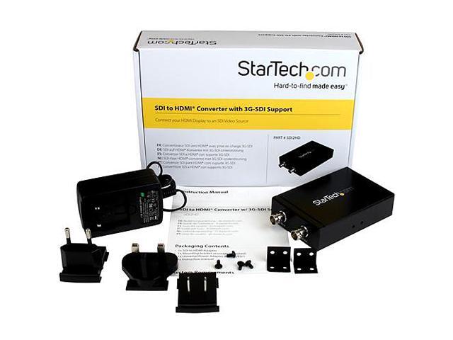 StarTech. com SDI to HDMI Converter - 3G SDI to HDMI Adapter with SDI Loop Through Output