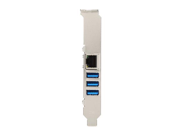 StarTech. com 3-port PCI Express USB 3.0 card + Gigabit Ethernet Model PEXUSB3S3GE