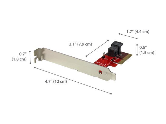 StarTech. com x4 PCI Express to SFF-8643 Adapter for PCIe NVMe U.2 SSD Model PEX4SFF8643