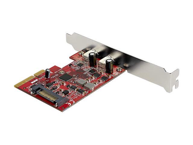StarTech. com PEXUSB312C3 2-Port PCIe USB 3.1 Card - 2 x USB-C - USB 3.1 Gen 2 - Up to 10Gbps