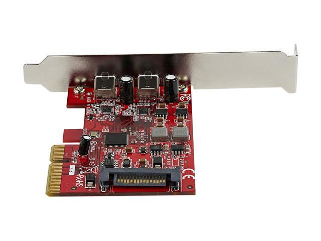 StarTech. com PEXUSB312C3 2-Port PCIe USB 3.1 Card - 2 x USB-C - USB 3.1 Gen 2 - Up to 10Gbps