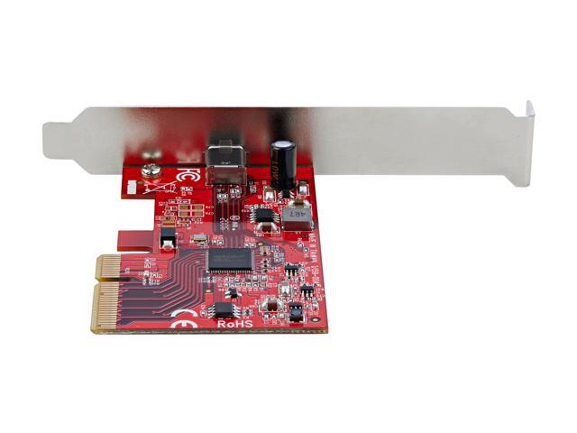 StarTech. com PEXUSB321C 1-Port USB 3.2 Gen 2x2 PCIe Card - USB-C SuperSpeed 20Gbps PCI Express 3.0 x4 Host Controller Card - USB Type-C PCIe Add-On...