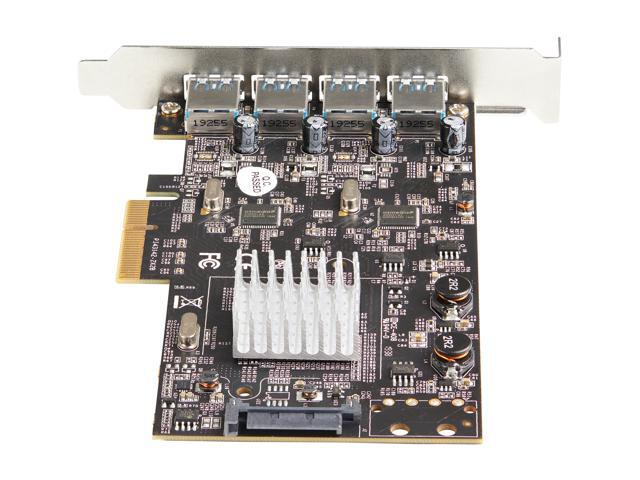 StarTech. com PEXUSB314A2V2 4-Port USB PCIe Card - 10Gbps USB 3.1/3.2 Gen 2 Type-A PCI Express Expansion Card with 2 Controllers - 4x USB-A - USB...