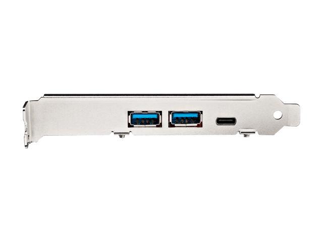 5-Port USB PCIe Card, 10Gbps USB 3.1 Gen 2 PCIe Card w/ 1x USB-C & 2x USB-A, 1x 2 Port IDC (Internal 5Gbps USB Header Expansion), USB C PCIe Card,...