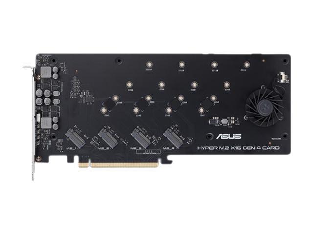 Asus HYPER M.2 X16 GEN 4 CARD Hyper M.2 x16 Gen 4 Card (PCIe 4.0/3.0)