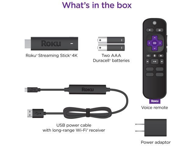 Roku - Streaming Stick 4K - HDR & Dolby Vision Streaming Device for TV with Voice Remote & Long-Range Wi-Fi - Black - image 6
