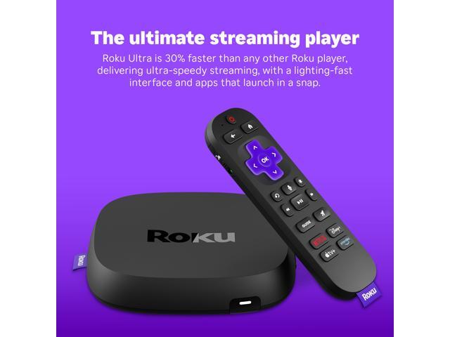 Roku - Ultra | 4K/HDR10+/Dolby Vision & Atmos Streaming Device Rechargeable Backlit Voice Remote Pro Free & Live TV - Black - image 8