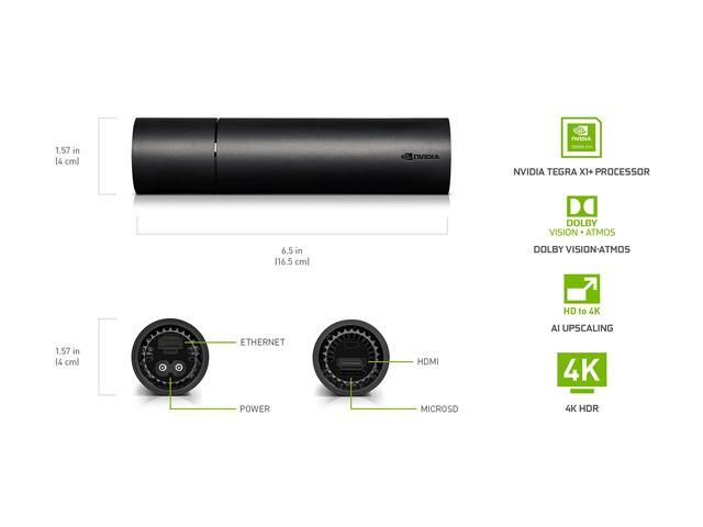 NVIDIA - SHIELD Android TV - 8GB - 4K HDR Streaming Device with Google Assistant and GeForce NOW - Black - image 5