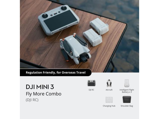 DJI - Mini 3 Fly More Combo (DJI RC) (GL) - Gray - image 3