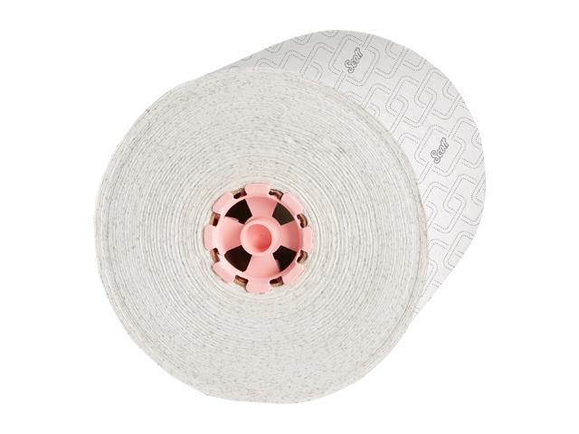 Scott Control Slimroll Hard Roll Paper Towels (47032) for Slimroll Dispensers (Pink Core), Fast-Drying Absorbency Pockets, White, 6 Rolls / Case,...
