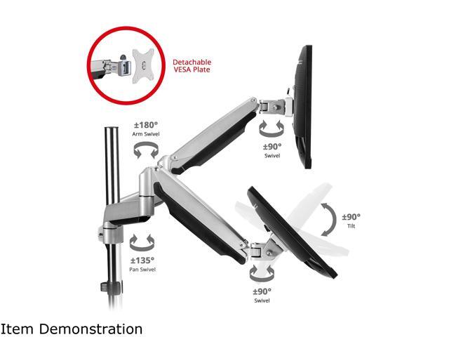 SIIG Desk Mount for Monitor - Gray