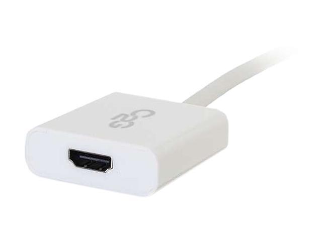 C2g Mini Displayport To Hdmi Active Adapter Converter 4K 30Hz - White