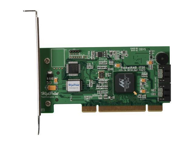 HighPoint RocketRAID 1720 PCI SATA II (3.0Gb/s) RAID Controller Card