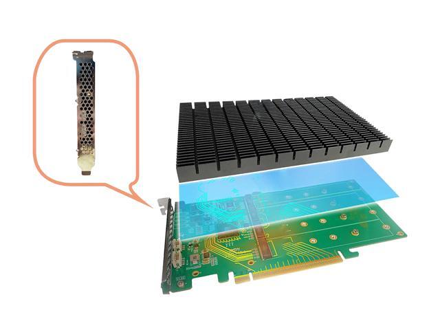 HighPoint SSD7104 PCIe 3.0 x16 4-Port M.2 NVMe RAID Controller
