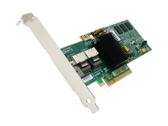 LSI MegaRAID 8708EM2 LSI00187 PCI-Express x8 SATA / SAS RAID Controller Card - Kit