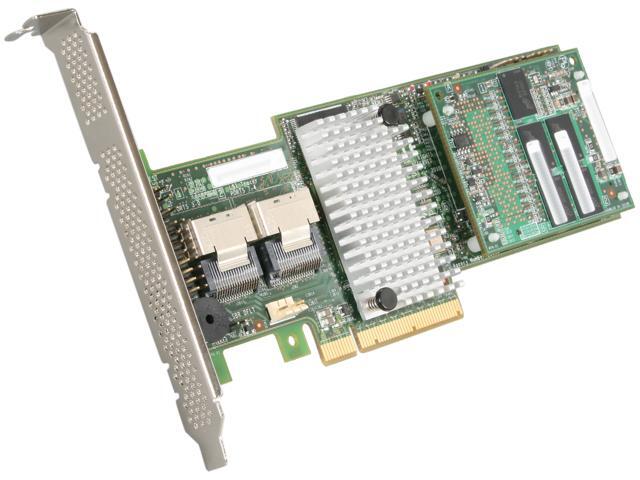 LSI MegaRAID Internal SAS 9265-8i 6Gb/s Dual Core ROC w/ 1GB cache memory RAID Controller Card, Kit