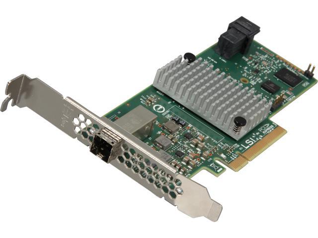 LSI 9300-4i4e kit PCI-Express 3.0 SATA / SAS 4-Port Int, 4-Port Ext SAS3 12Gb/s HBA -Kit