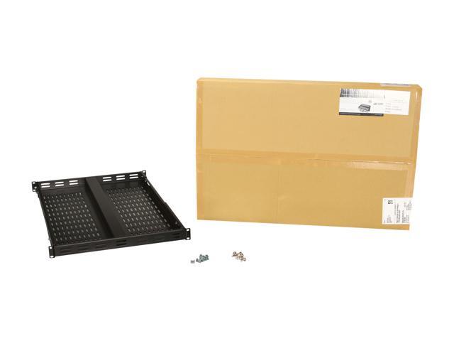StarTech. com ADJSHELF 1U Adjustable Mounting Depth Vented Rack Mount Shelf - 175 lbs / 80 kg - Fixed Server Rack Shelf