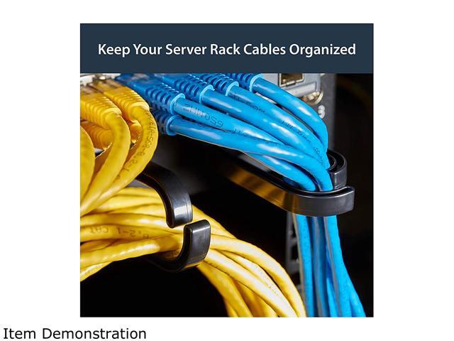 StarTech. com CABLMANAGER2 1U 19in Metal Rackmount Cable Management Panel