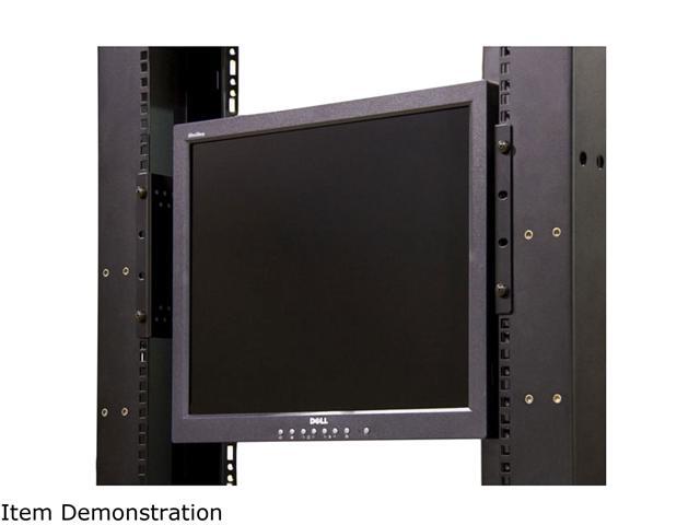 StarTech. com RKLCDBK 4U Universal VESA LCD Monitor Mounting Bracket for 19in Rack or Cabinet