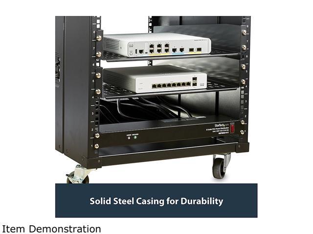 StarTech. com RKPW081915 Rackmount PDU with 8 Outlets with Surge Protection - 19 in Power Distribution Unit - 1U