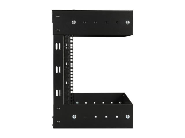 StarTech. com RK812WALLOA 8U Open Frame Wall Mount Equipment Rack - Adjustable Depth