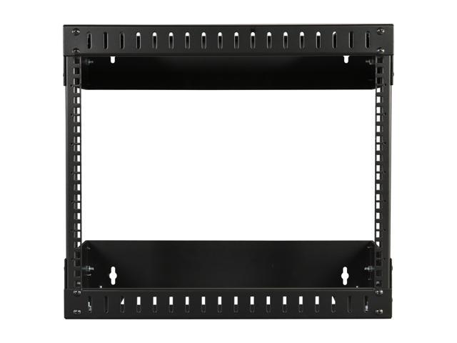 StarTech. com RK812WALLOA 8U Open Frame Wall Mount Equipment Rack - Adjustable Depth