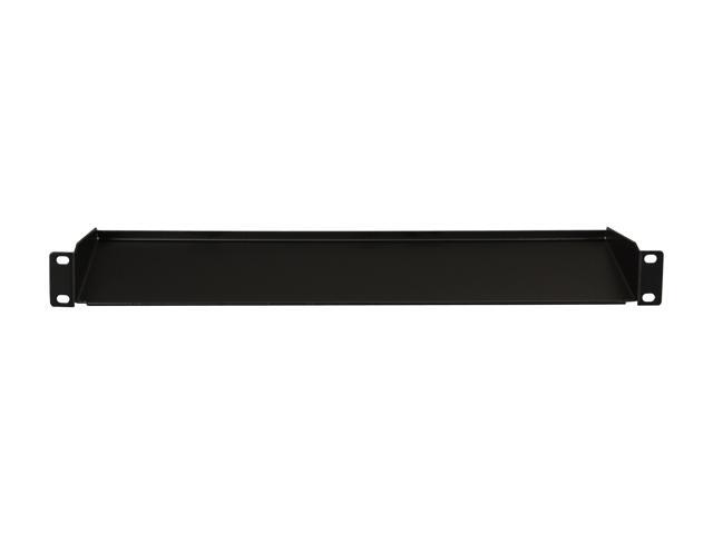 StarTech. com CABSHELF1U 1U 7 in Depth Universal Fixed Rack Mount Shelf - 33 lbs / 15 kg - 1U Rack Shelf - Server Cabinet Shelf - Fixed Rack Shelf