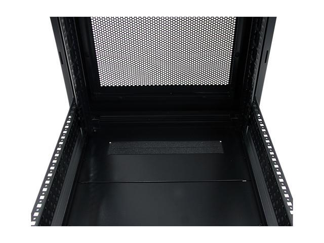 StarTech. com RK2536BKF Portable Server Rack Cabinet - 25U - 36 in - Network Cabinet - Rolling Server Rack - Server Rack with Casters