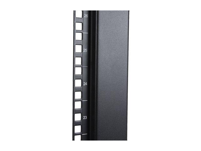 StarTech. com 4POSTRACK42 42U Adjustable Depth Open Frame 4 Post Server Rack Cabinet - Flat Pack w/ Casters, Levelers and Cable Management Hooks