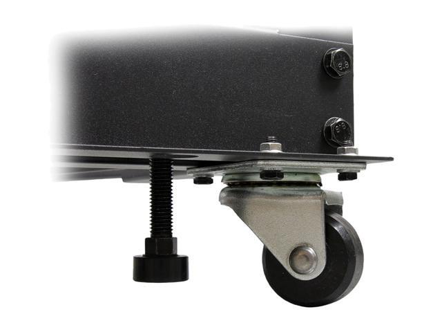 StarTech. com 4POSTRACK42 42U Adjustable Depth Open Frame 4 Post Server Rack Cabinet - Flat Pack w/ Casters, Levelers and Cable Management Hooks