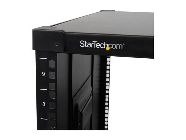 StarTech. com Portable Server Rack with Handles - Rolling Cabinet - 9U