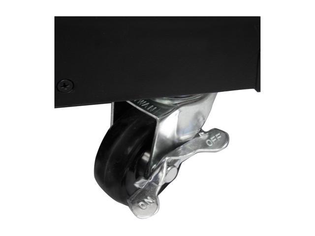 StarTech. com Portable Server Rack with Handles - Rolling Cabinet - 9U