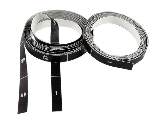 StarTech. com RKUNITAPE Rack Unit Labels - Server Rack Unit Alignment Strips - Up to 52U - 2-Pack