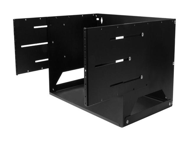 StarTech. com 4U Wall-Mount Server Rack with Built-in Shelf - Solid Steel - Adjustable Depth 12in to 18in