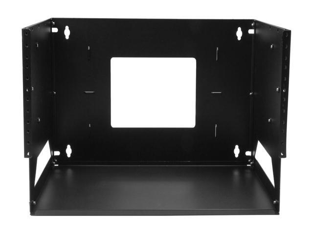 StarTech. com 4U Wall-Mount Server Rack with Built-in Shelf - Solid Steel - Adjustable Depth 12in to 18in