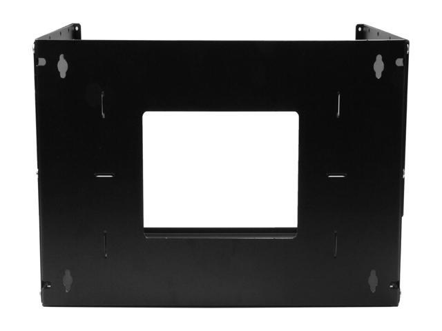 StarTech. com 4U Wall-Mount Server Rack with Built-in Shelf - Solid Steel - Adjustable Depth 12in to 18in