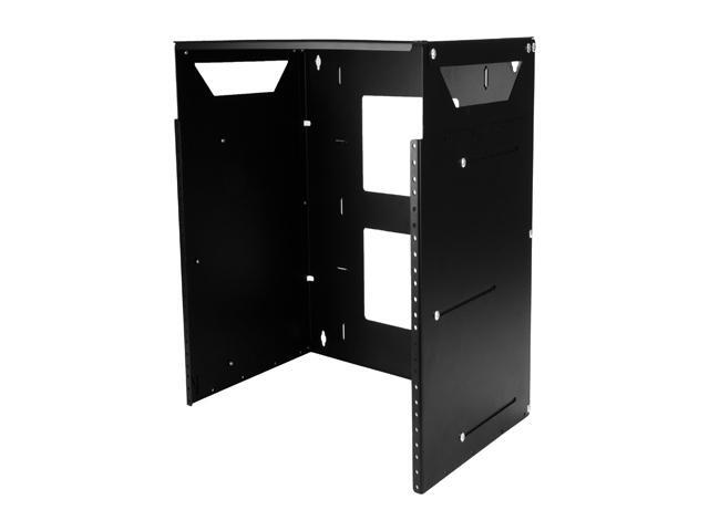 StarTech. com 8U Wall-Mount Server Rack with Built-in Shelf - Solid Steel - Adjustable Depth 12in to 18in