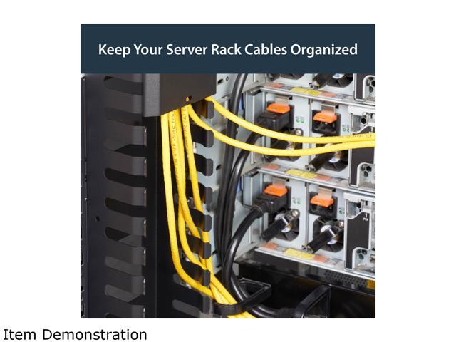 StarTech. com CMVER20UF Vertical Cable Organizer with Finger Ducts - 0U - 3 ft.