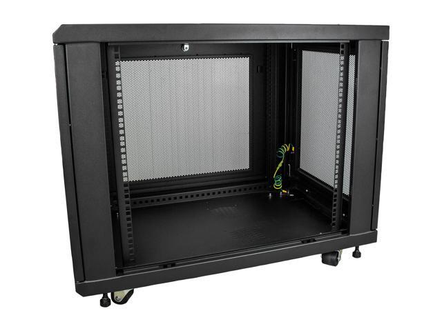 StarTech RK1233BKM StarTech. com Server Rack Cabinet - 12U - 31 in Deep Enclosure - Network Cabinet - Rack Enclosure Server Cabinet - Data Cabinet