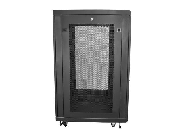 StarTech RK1833BKM StarTech. com Server Rack Cabinet - 18U - 31 in Deep Enclosure - Network Cabinet - Rack Enclosure Server Cabinet - Data Cabinet