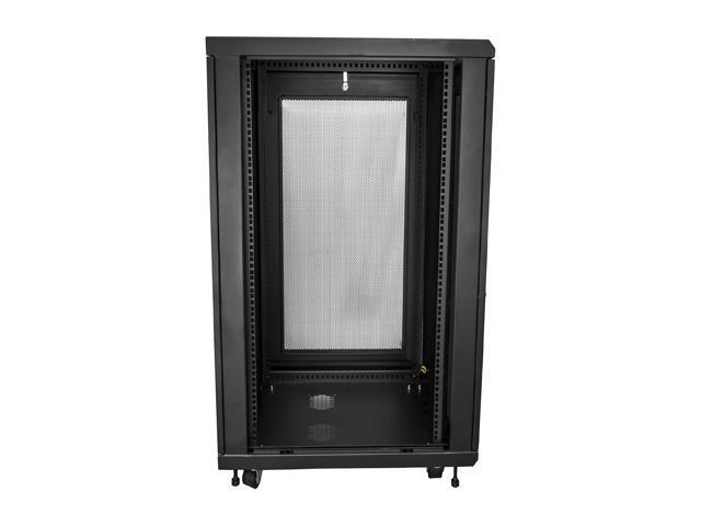 StarTech RK1833BKM StarTech. com Server Rack Cabinet - 18U - 31 in Deep Enclosure - Network Cabinet - Rack Enclosure Server Cabinet - Data Cabinet
