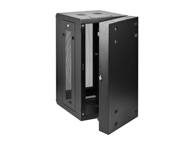 StarTech. com RK1520WALHM Wall Mount Server Rack Cabinet - 15U Rack - 20 In Deep - Hinged Enclosure - Wall Mount Rack - Server Cabinet