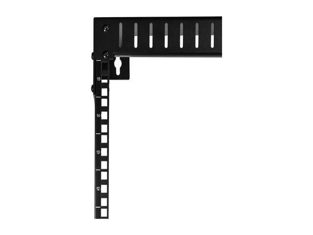 StarTech RK15WALLO Wall Mount Server Rack - 15U Rack - 12 in Deep - Open Frame - Network Rack - Wall Mount Rack - Equipment Rack - 2 Post Rack