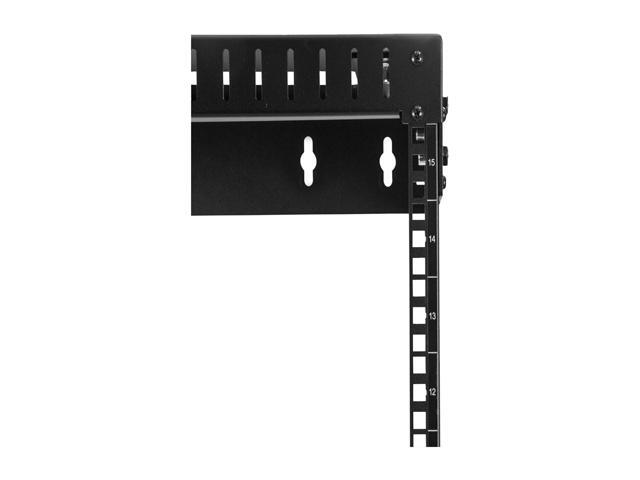 StarTech. com RK15WALLOA Wall Mount Server Rack - 15U Rack - 12- 20 in Adjustable Depth - Open Frame - Network Rack - Computer Rack - Equipment Rack