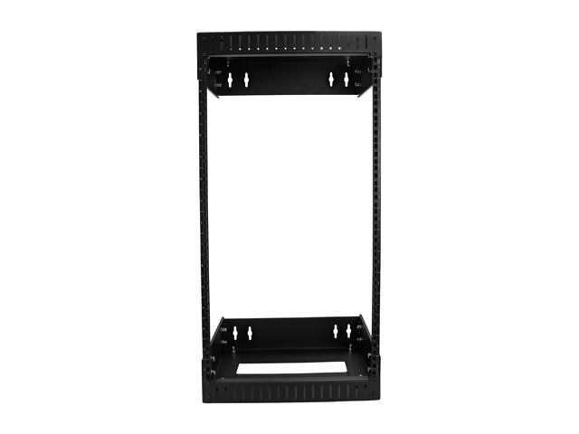 StarTech. com RK15WALLOA Wall Mount Server Rack - 15U Rack - 12- 20 in Adjustable Depth - Open Frame - Network Rack - Computer Rack - Equipment Rack