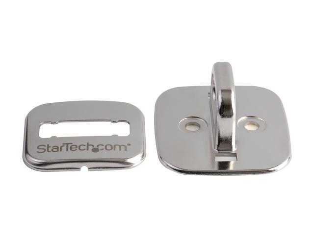 StarTech. com LTANCHOR Laptop Cable Lock Anchor - Steel - Computer Security Cable Anchor - Desk Mount Security Anchor Point - Screw-On Lock Anchor