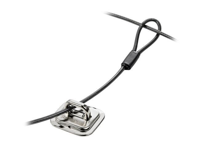 StarTech. com LTANCHOR Laptop Cable Lock Anchor - Steel - Computer Security Cable Anchor - Desk Mount Security Anchor Point - Screw-On Lock Anchor